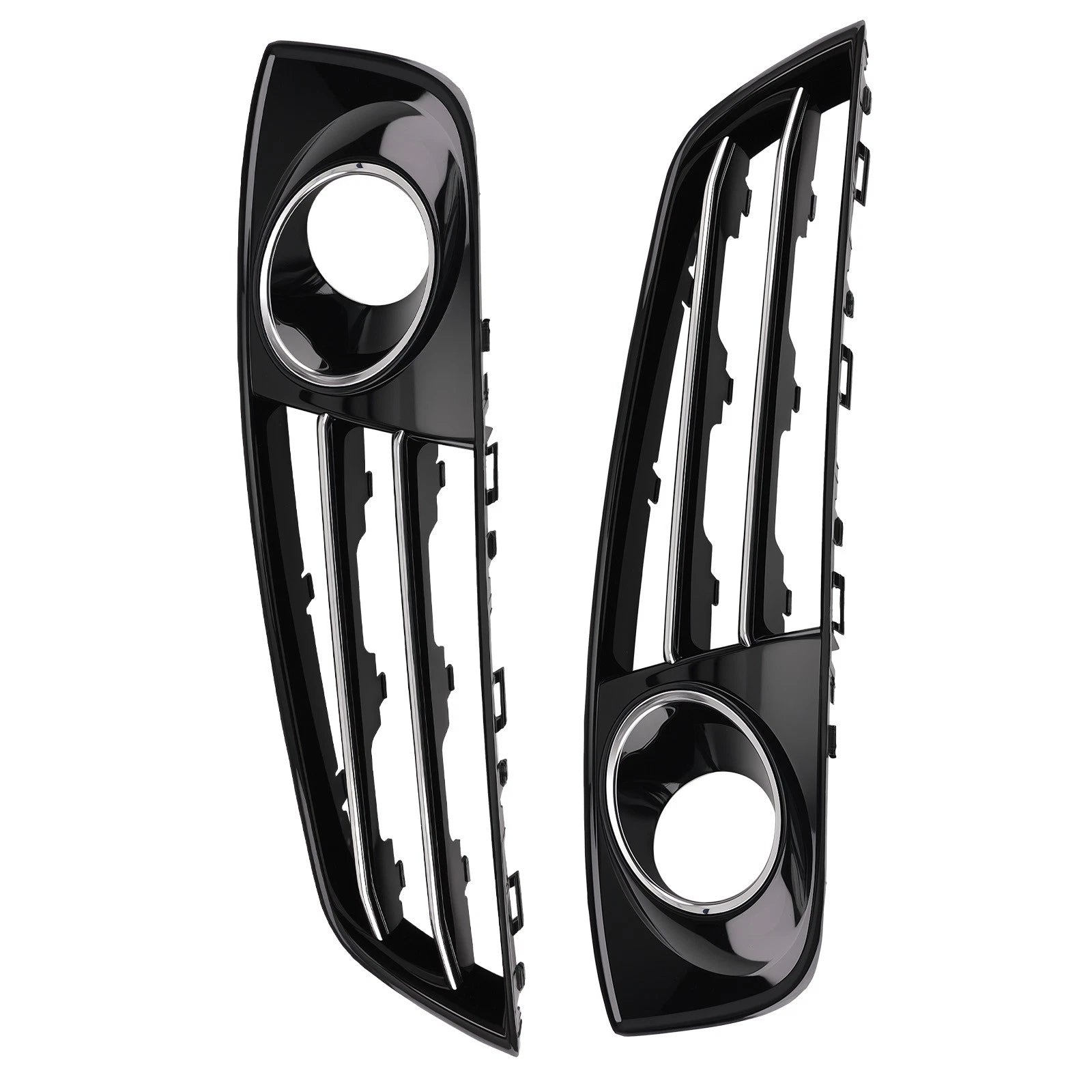 Front Bumper Fog Lamp Grille for Audi A8 D4 (2011–2014) 4H0807680E
