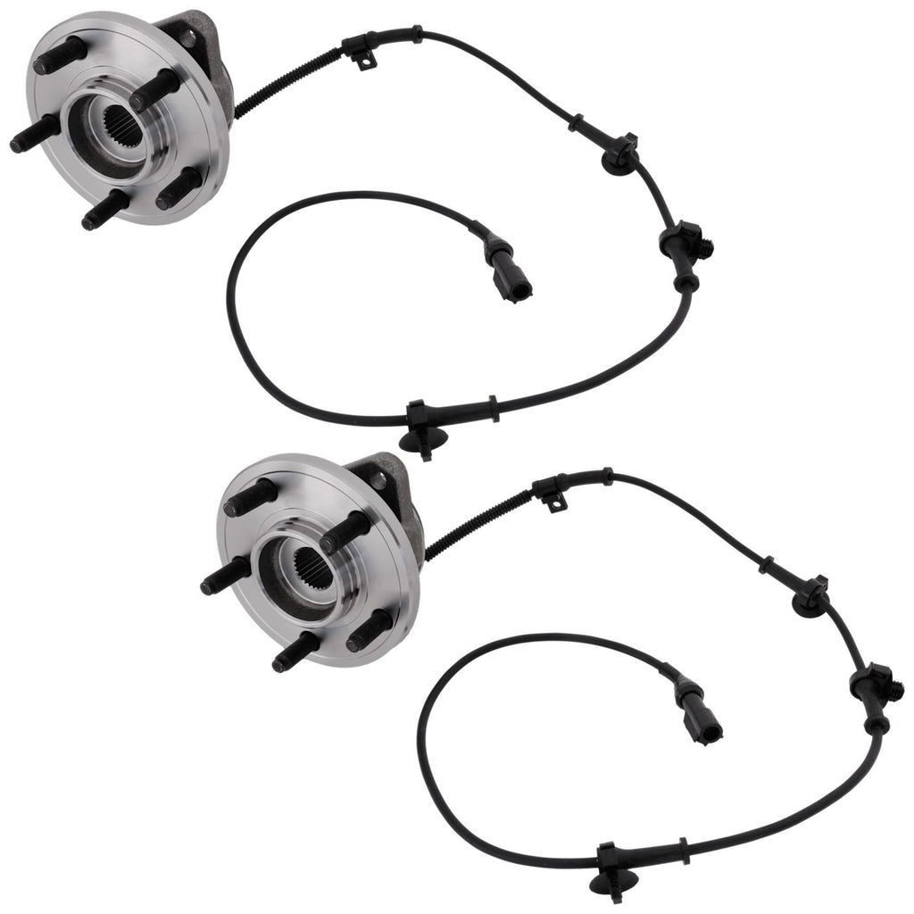 Set of 2 Wheel Hubs for Mazda B4000 4WD 4X4