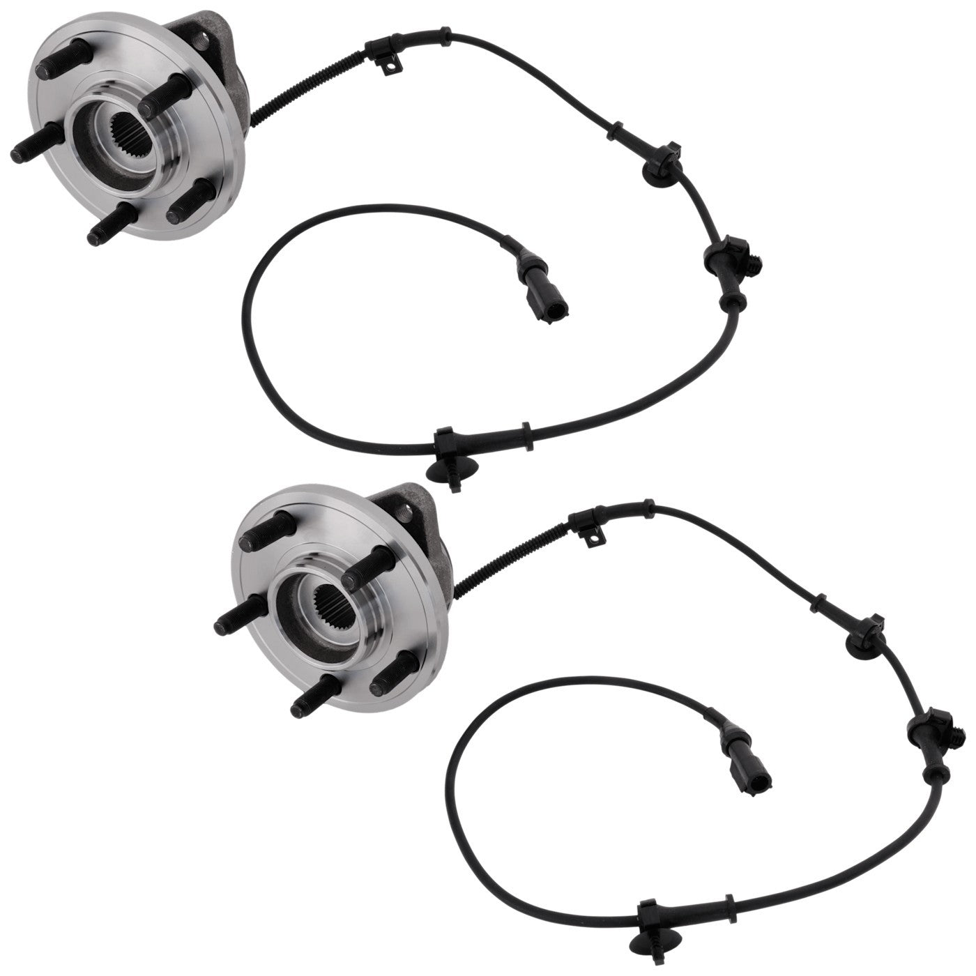 Set of 2 Wheel Hubs for Mazda B4000 4WD 4X4