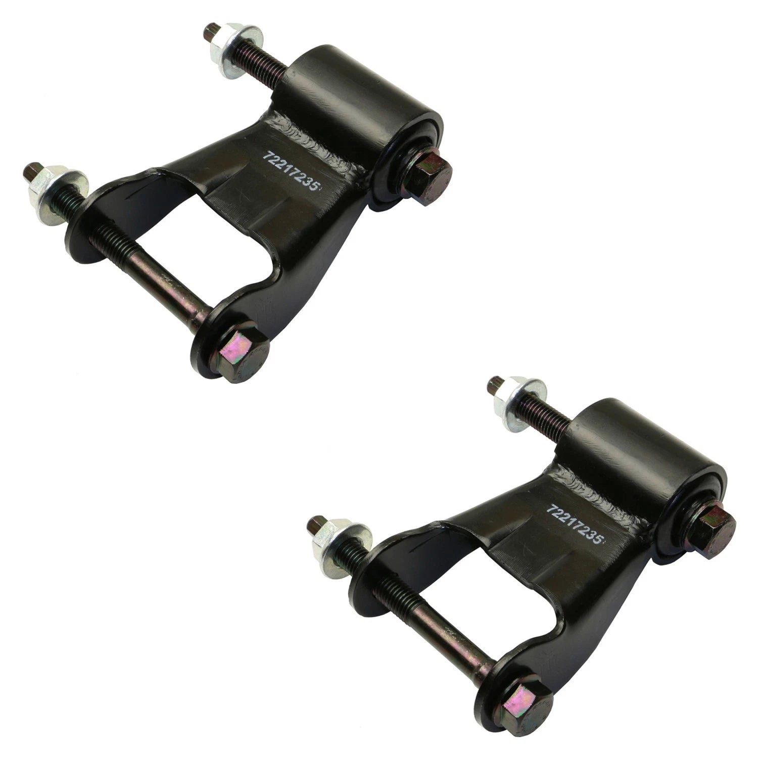 Set of 2 Rear Leaf Spring Shackles for Dodge Ram 1500 2500 (1994–2023)