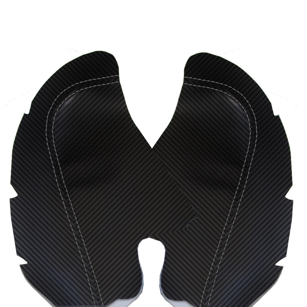 Door Panel Armrest for Honda Ridgeline (2006–2014) Carbon Fiber Gray Stitch