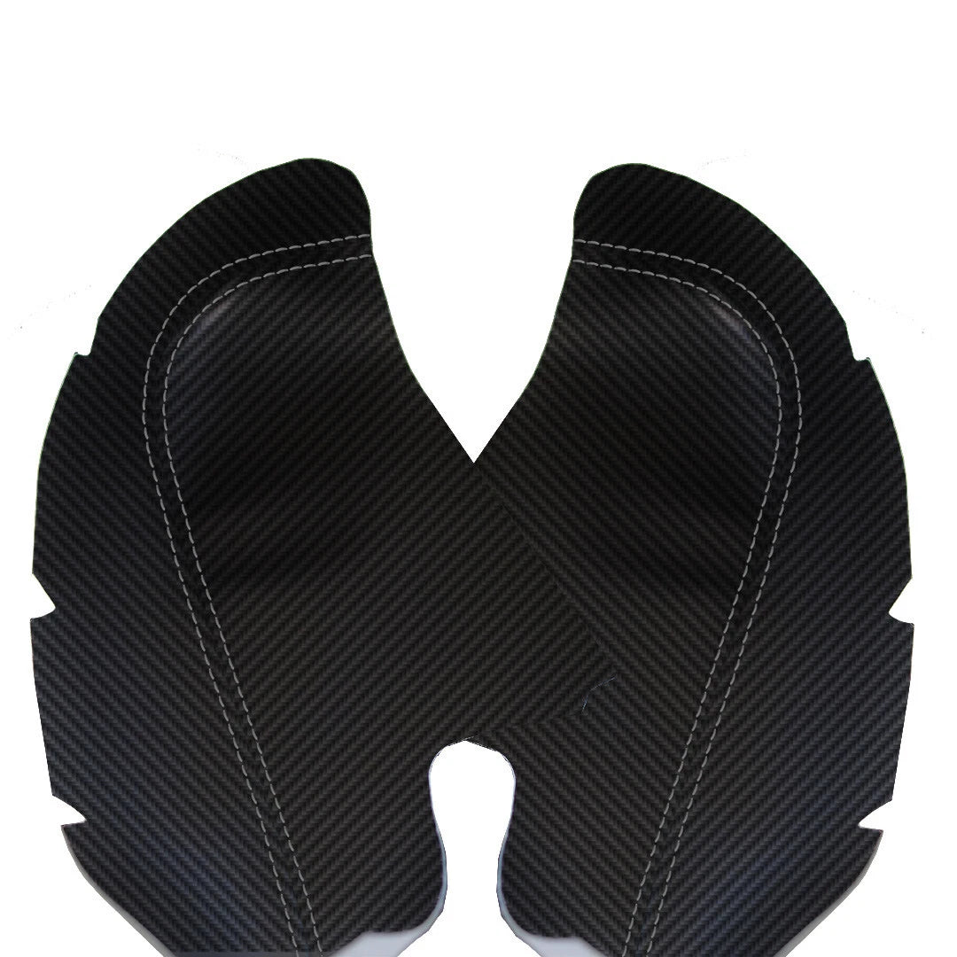 Door Panel Armrest for Honda Ridgeline (2006–2014) Carbon Fiber Gray Stitch