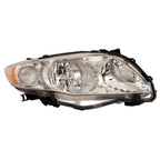 Replacement Chrome Passenger Side Head Light Lens/Housing (See Compatible Chart)