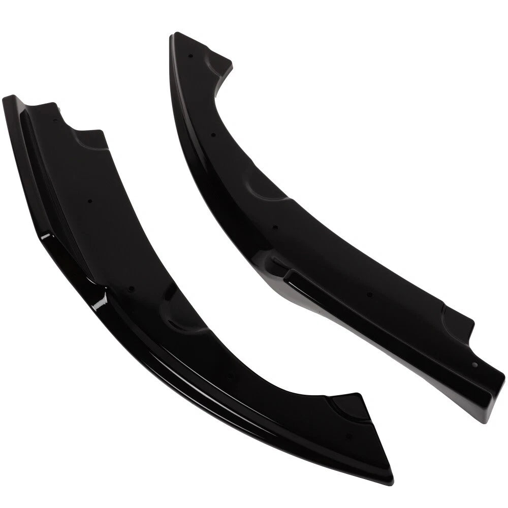 2PC Rear Bumper Splitters for Honda Civic (2016-2018) Black