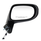 Power Mirror for Lexus ES350 (2010–2012) Passenger Side Heated Foldable