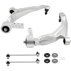 Set of 4 Front Suspension Lower Control Arms Sway Bar Kit for Acura MDX (2007–2013)