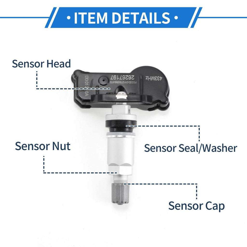 Tire Pressure Sensor 433MHz for Buick Excelle GT (2015)