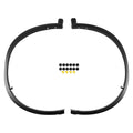 Set of 4 Black Fender Trim Molding for Nissan Murano (2015–2021)