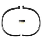 Set of 4 Black Fender Trim Molding for Nissan Murano (2015–2021)