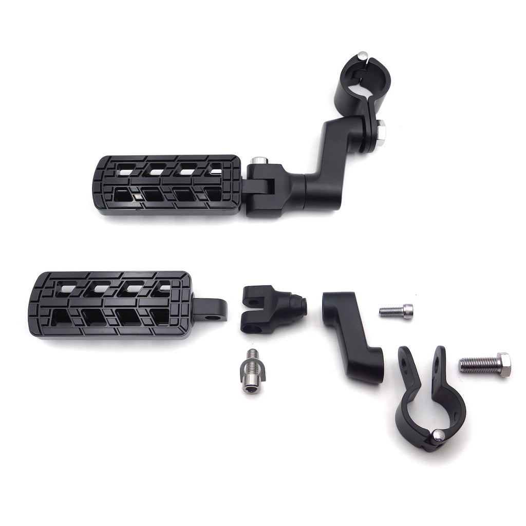 Chrome Dominator CNC FootPeg for Harley Softail (1.25" Clamp, 32mm)