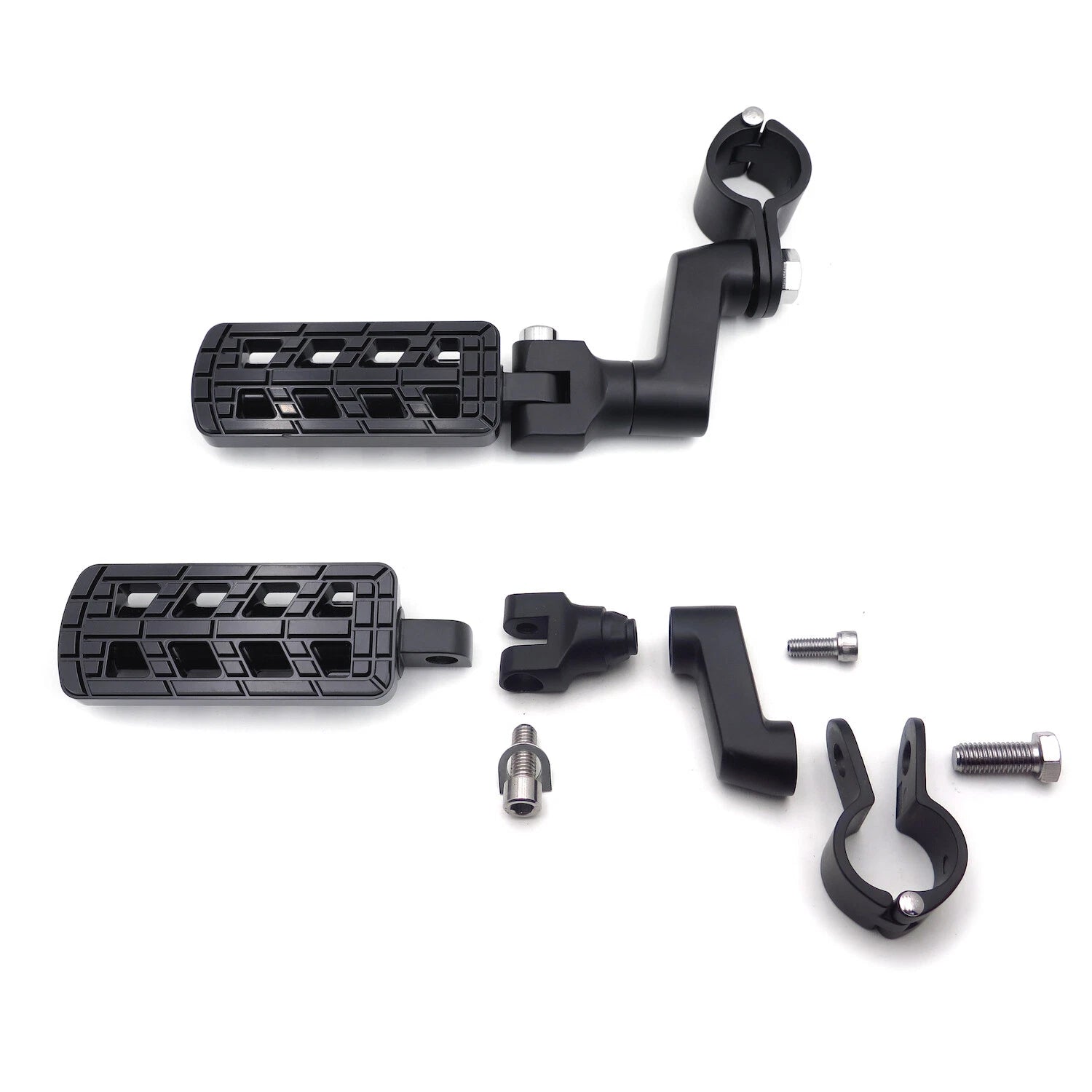 Chrome Dominator CNC FootPeg for Harley Softail (1.25" Clamp, 32mm)