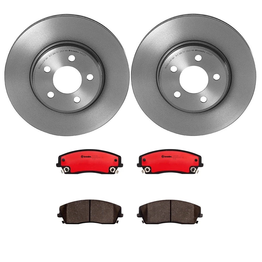 Brembo Front Brake Kit with Ceramic Pads & 320mm Disc Rotors for Chrysler Dodge RWD