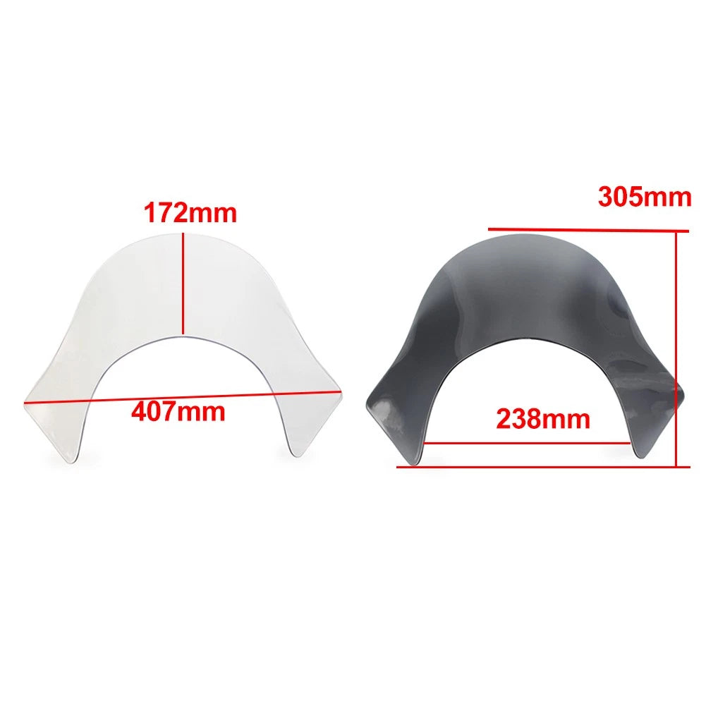 Laminar Lip Windshield for Harley Dyna Sportster Softail