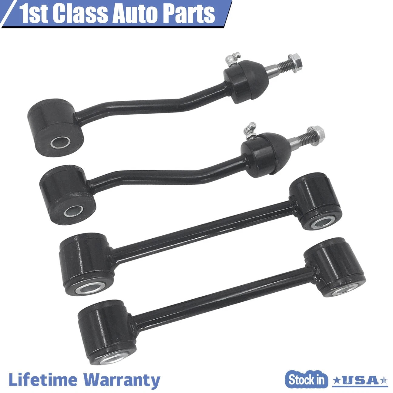 Set of 4 Sway Bar Link Kit for Jeep TJ (1997–2006)