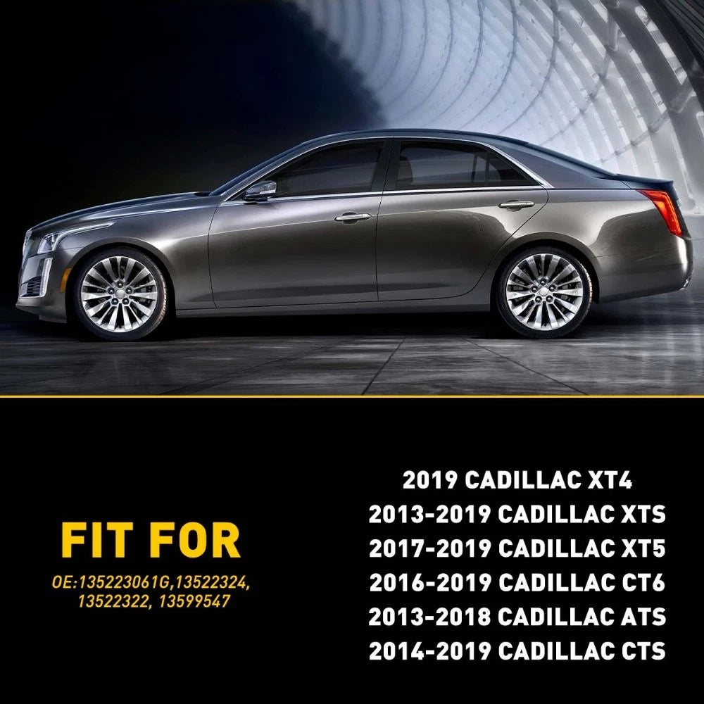 Chrome Door Lock Cylinder Trim Cap for Cadillac ATS XTS CTS (2013–2019) 13522324