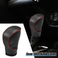 Gear Shift Lever Cover Knob Trim for Honda Civic (2020–2022) Red Stitches