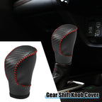 Gear Shift Lever Cover Knob Trim for Honda Civic (2020–2022) Red Stitches