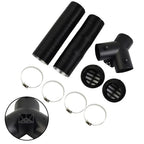 75mm Pipe-Ducting Y Piece + Vent + Hose Clip for Diesel Heater