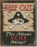 Vintage Replica Tin Metal Sign KEEP OUT Poster 1289