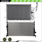 Radiator and A/C Condenser Kit for Mazda 3 (2004–2009)