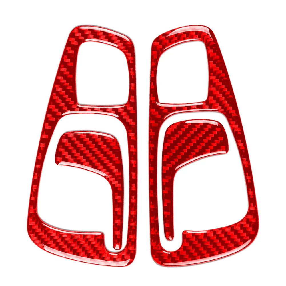 Carbon Fiber Red Interior Door Handle Cover Trim for Honda S2000 (2004-2009)