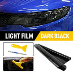 12"x72" Gloss Black Smoke Headlight Taillight Fog Light Tint Film Vinyl for Universal