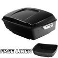Vivid Black 13.7" King Trunk for Harley Touring Electra Street Glide (2014–2025)