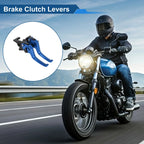 Adjustable Short Brake Clutch Lever Set for Honda Monkey 125 (2019–2024) Blue