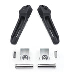 Black Rear Passenger Foot Pegs for BMW S1000RR (2010–2018)