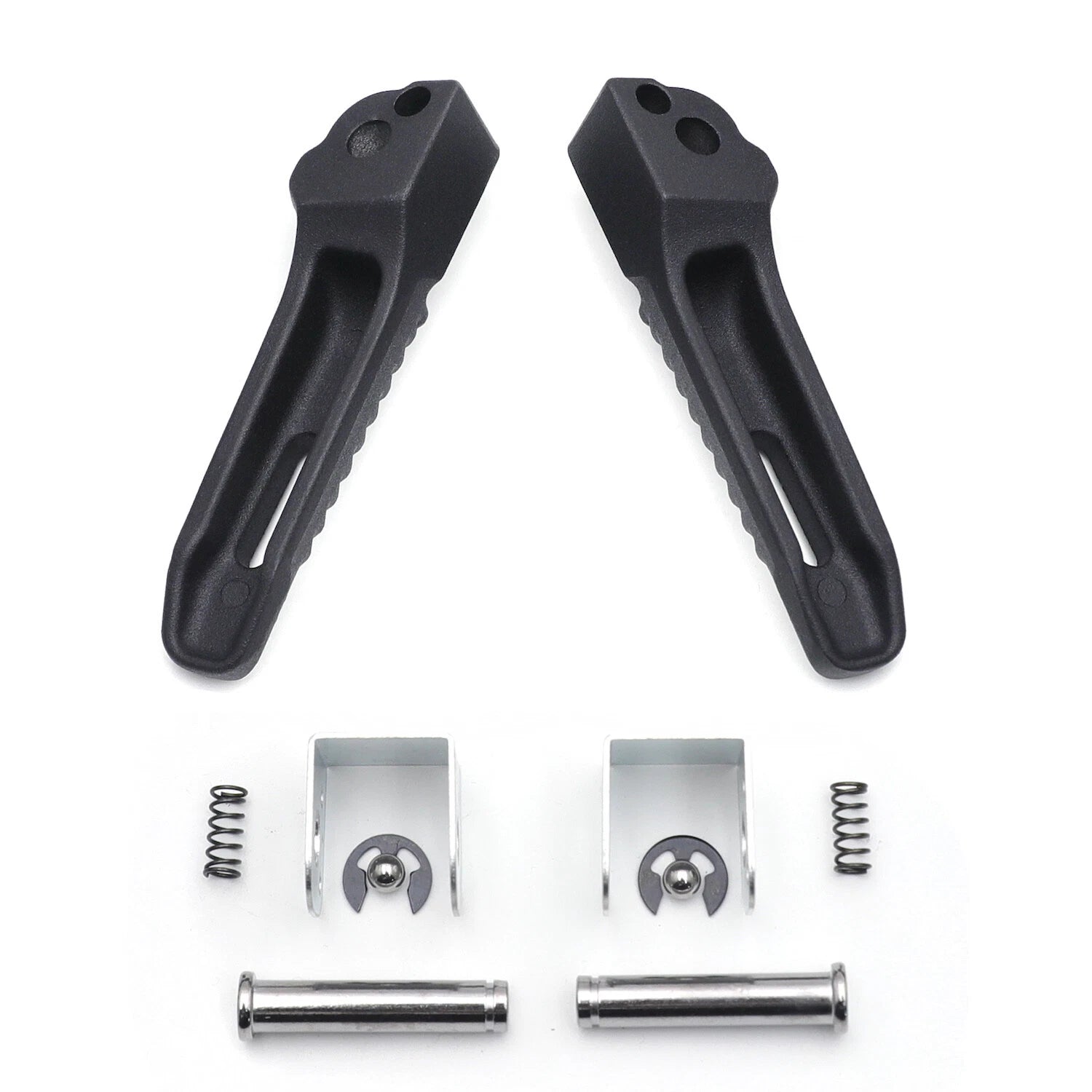 Black Rear Passenger Foot Pegs for BMW S1000RR (2010–2018)