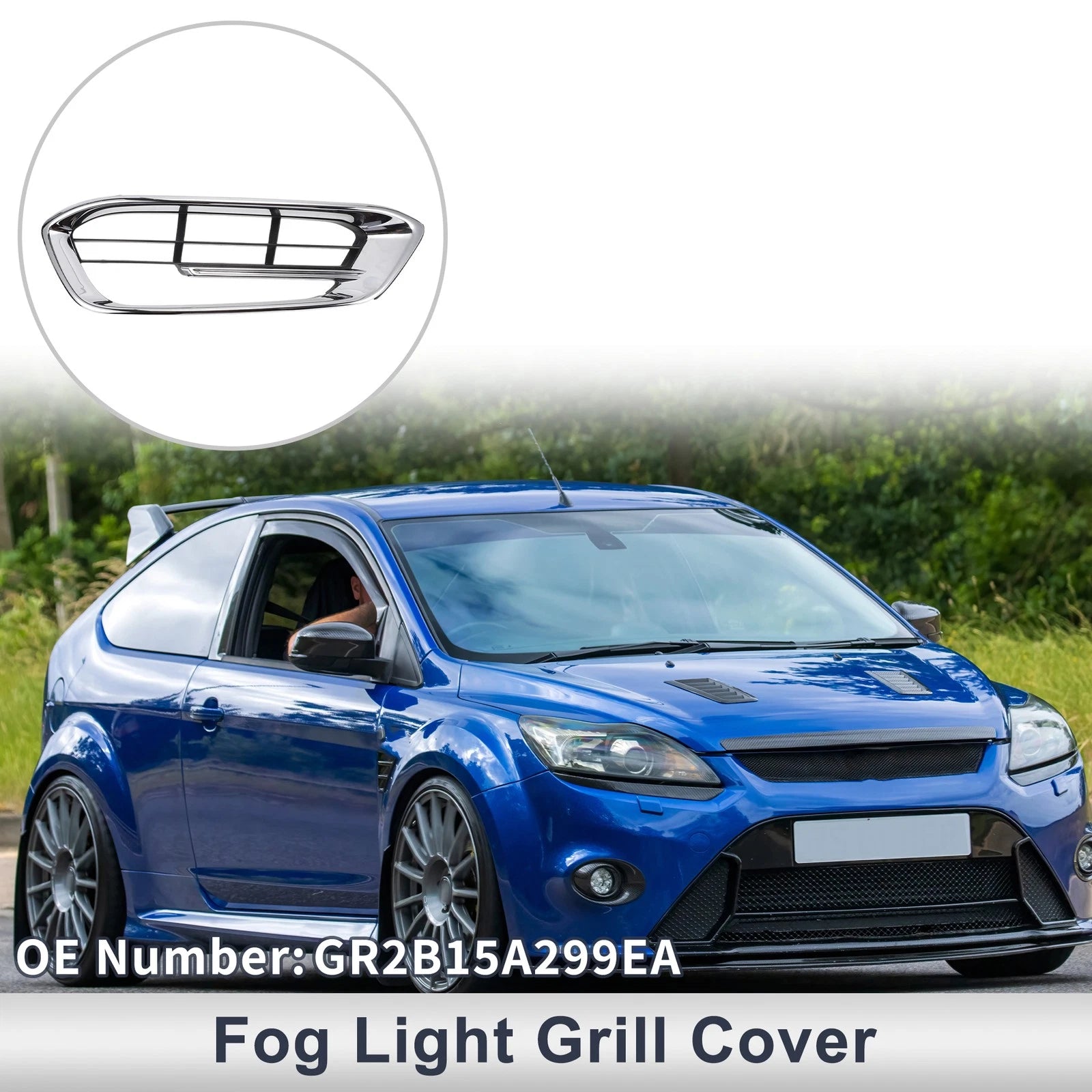 1 Pc Fog Light Grill for Ford Taurus (2015–2018) No.GR2B15A299EA