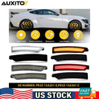 LED Side Marker Lights for Ford Mustang GT (2024–2025) - Smoked Clear Lens