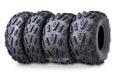 Set of 4 WANDA Sport ATV Tires 21x7-10 & 20x10-9 (Front & Rear)