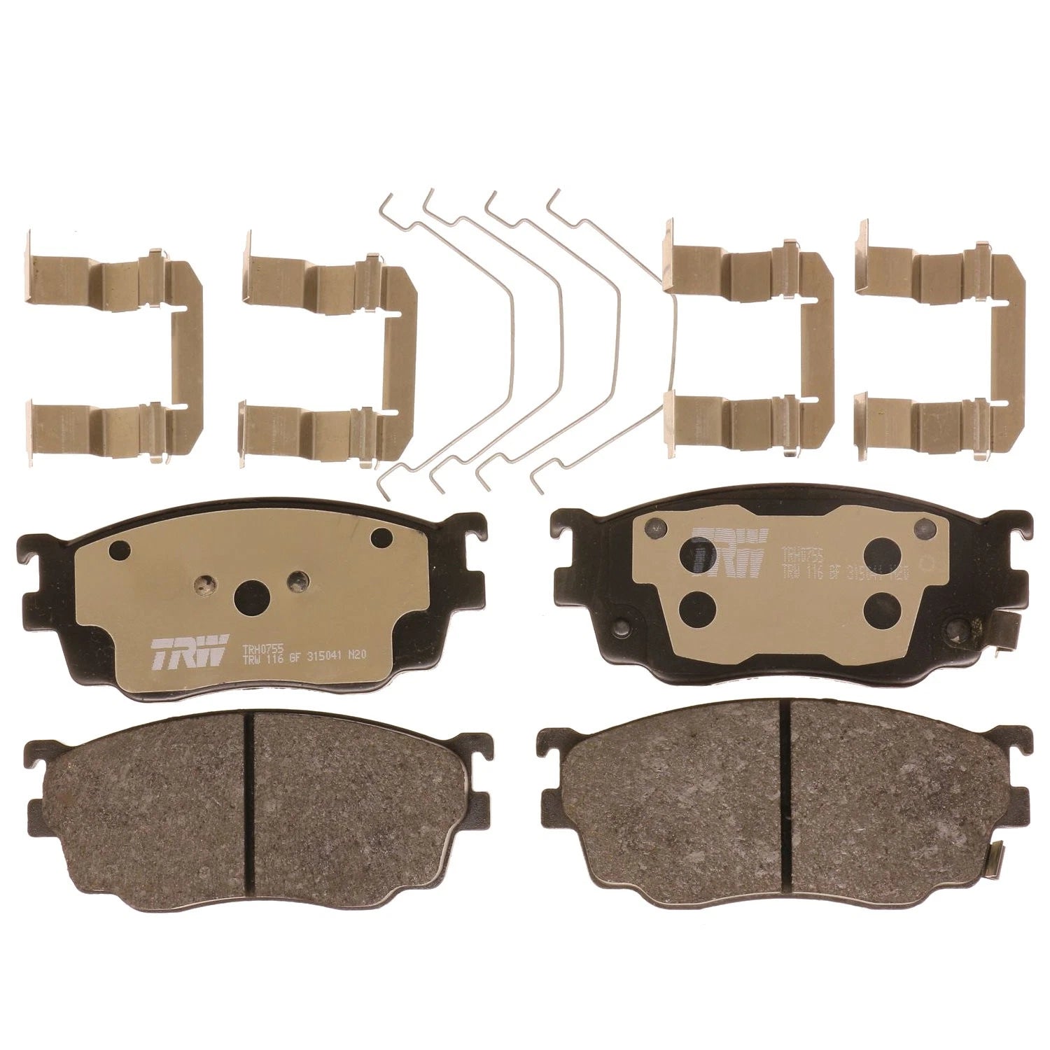 Disc Brake Pad Set for Mazda 626 (1998–2002)