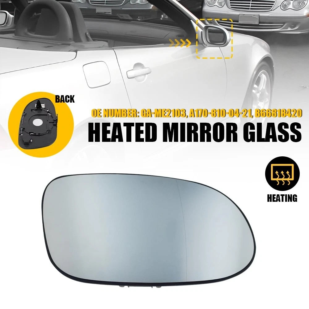 Heated Mirror Glass Replacement Right for Mercedes-Benz CLK55 (2003–2009)