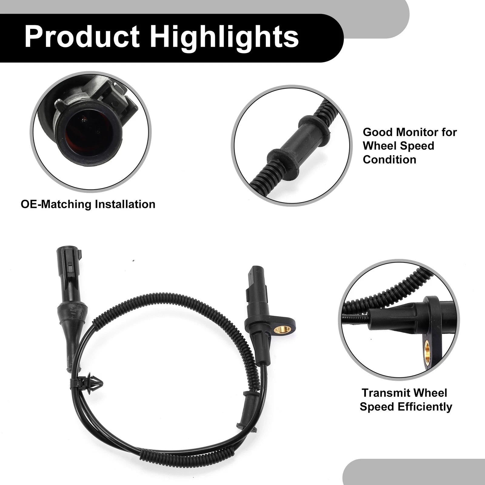 ABS Wheel Speed Sensor No. 5R3Z2C190AA for Ford Mustang (2005–2010)