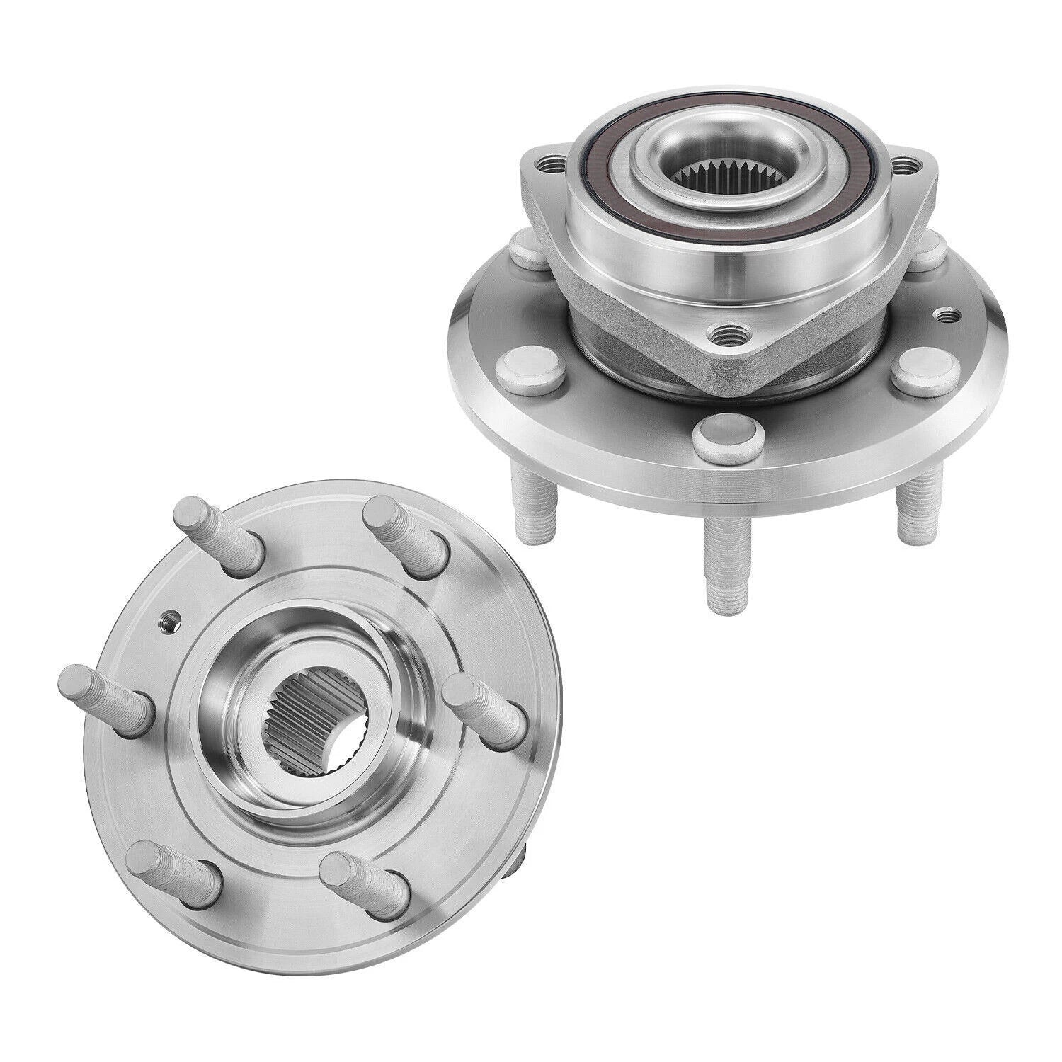 Front Wheel Hub Bearings Pair for Chevy Traverse GMC Acadia Buick Enclave (2010-2017)