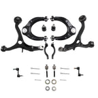 Set of 12 Control Arms Tie Rods Ball Joints for Honda Accord (2008–2012)