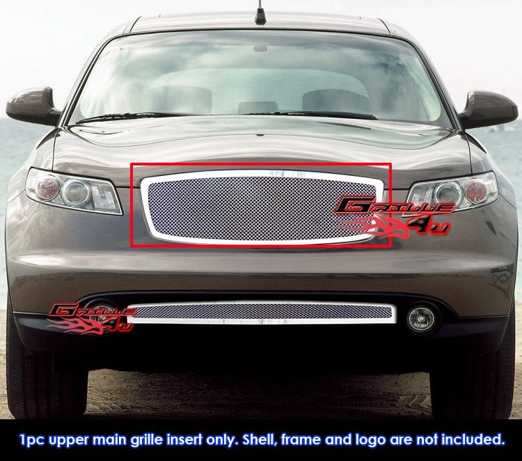 Stainless Steel Mesh Grille for Infiniti FX Series (2006–2008)