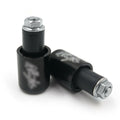 Bar Ends for Kawasaki Ninja EX250 EX500 EX650R ZX6R-636 ZZ-R1200 (2000–2009) Black Rubber