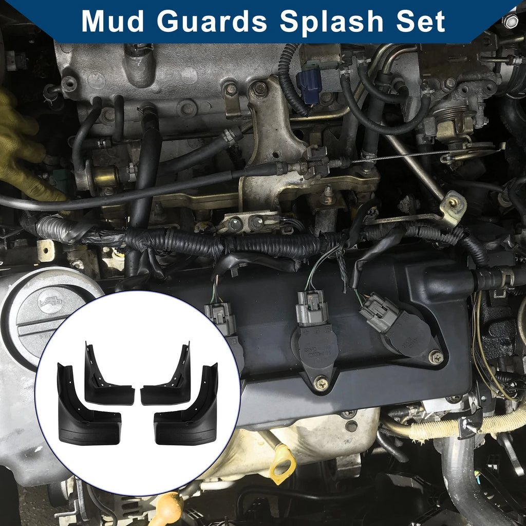 Set of 2 Mud Flaps Splash Guards for Mercedes-Benz GL/GLS (2015–2016)