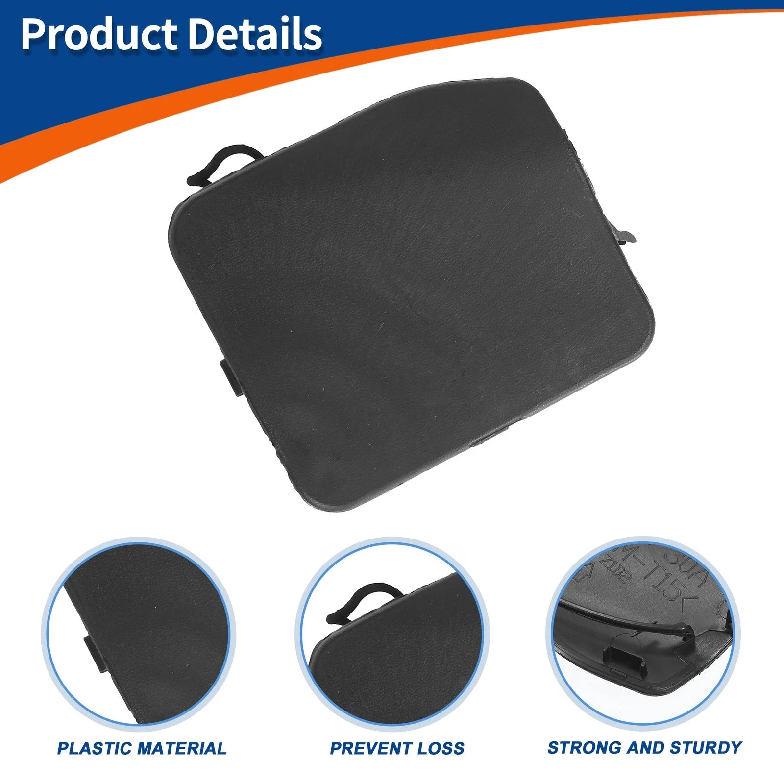 Tow Hook Cover for Nissan Qashqai J11 (2014–2023) No. 850714EA0A Unpainted