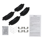 Set of 4 Front Brake Pads for Ford F-150 Heritage (2004) Lincoln Mark LT (2006–2008)