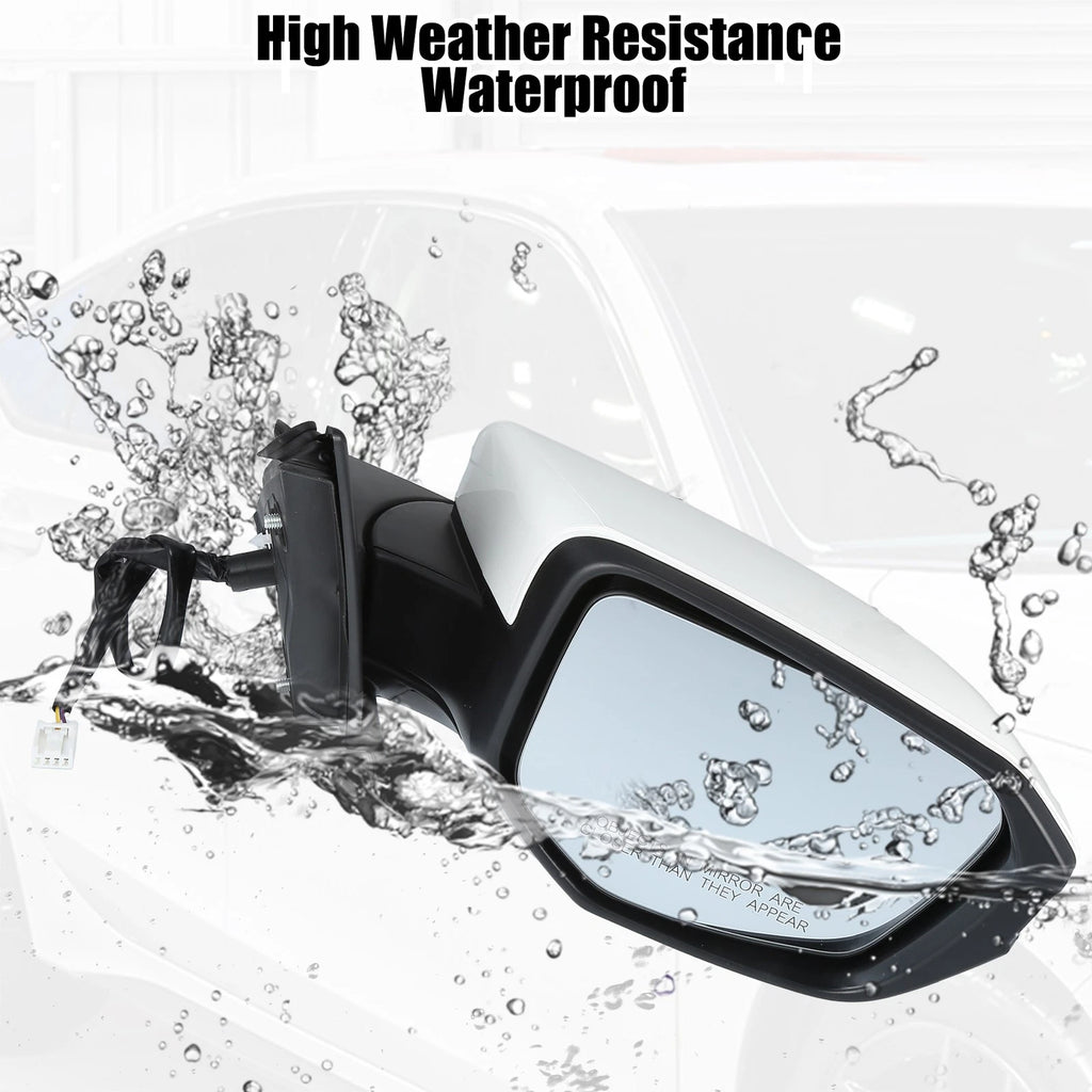 3 Pin Right Side Door Mirror Assembly for Honda Civic (2016–2021)