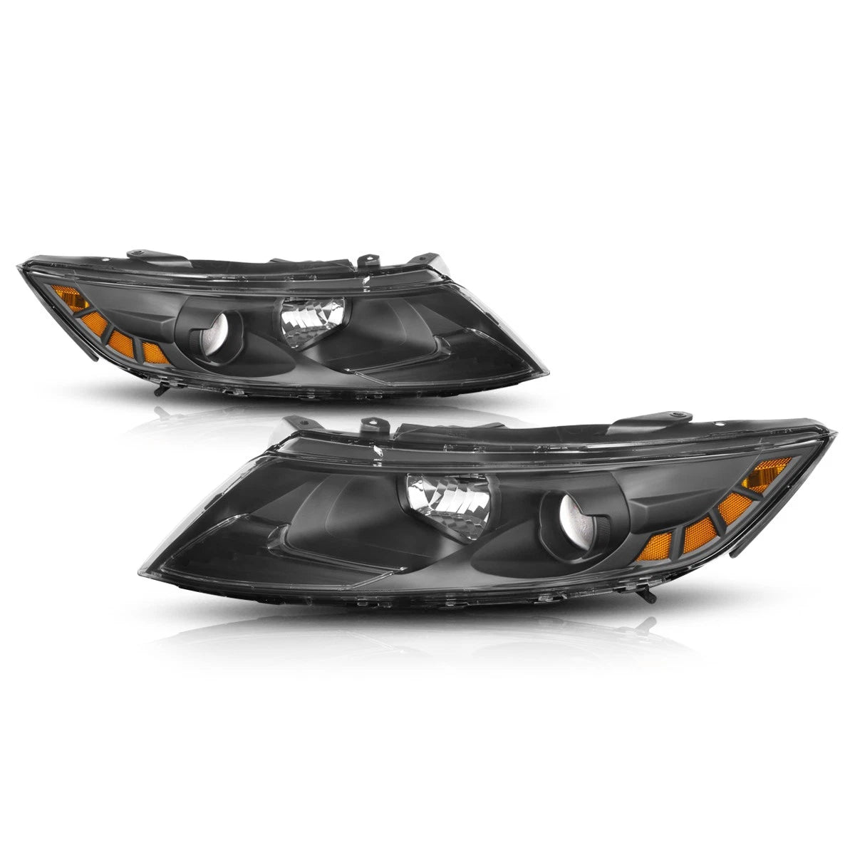 Front Bumper Grille Frame for Ford F150 (2015–2017) - Black ABS Plastic