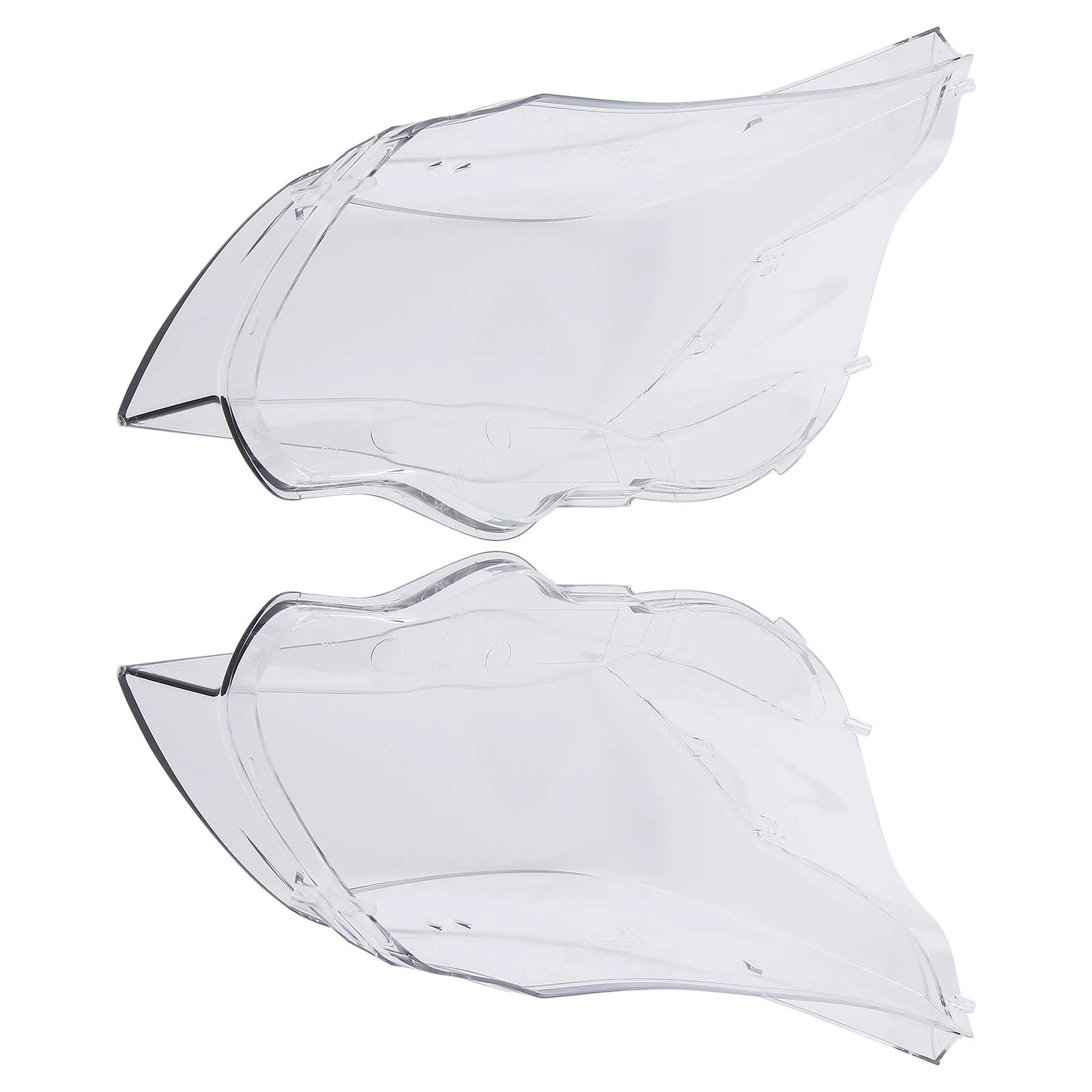 Pair Headlight Lens Cover for BMW E60 E61 525i 530i (2003–2010) 63127165571