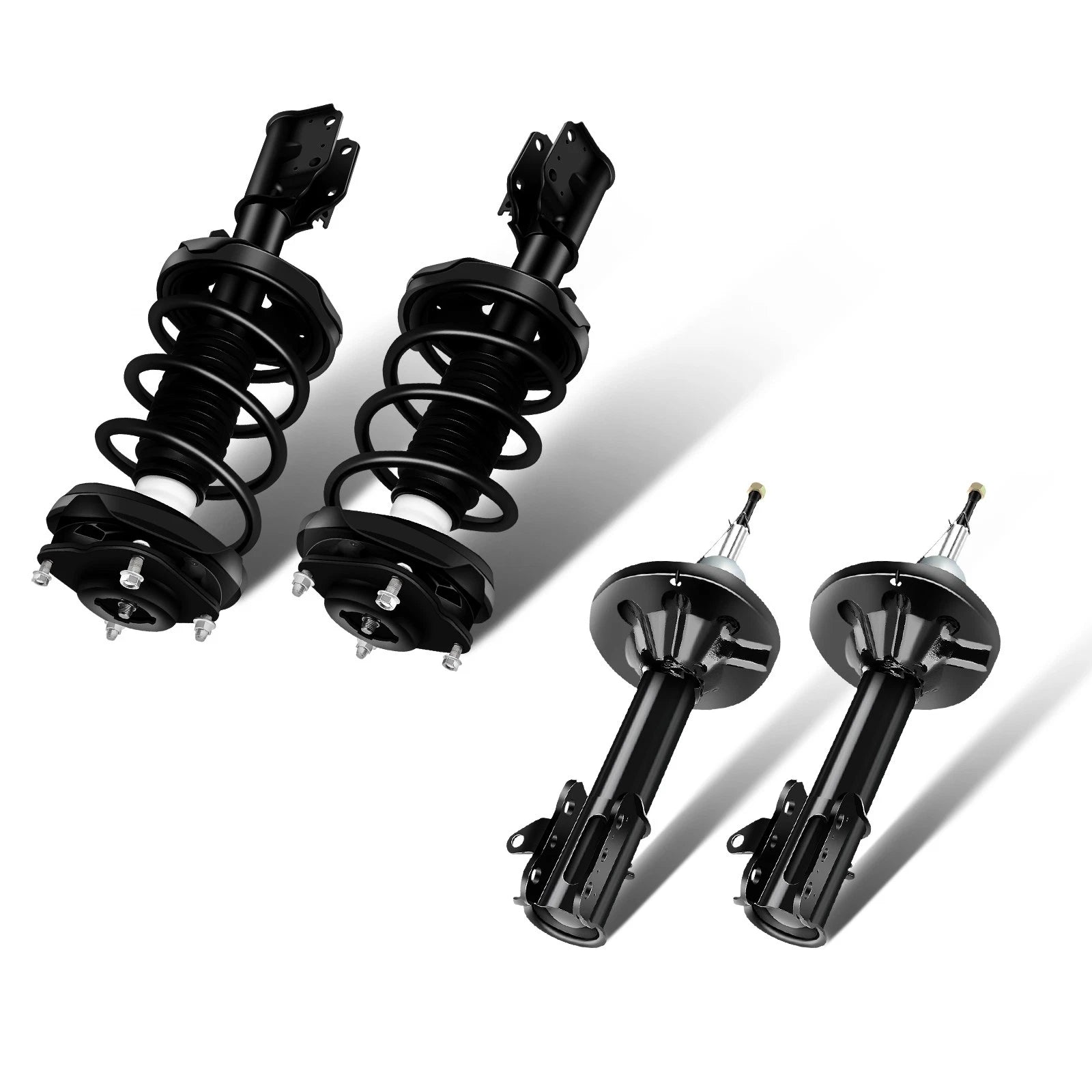 Set of 4 Front Struts w/ Spring & Rear Shocks for Mazda Protege/Protege5 (2001–2003)