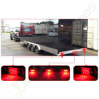 2X 4'' Red Side Marker Clearance Lamp for