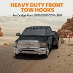 Pair Front Tow Hooks for Dodge Ram 2500/3500 (2010-2019)