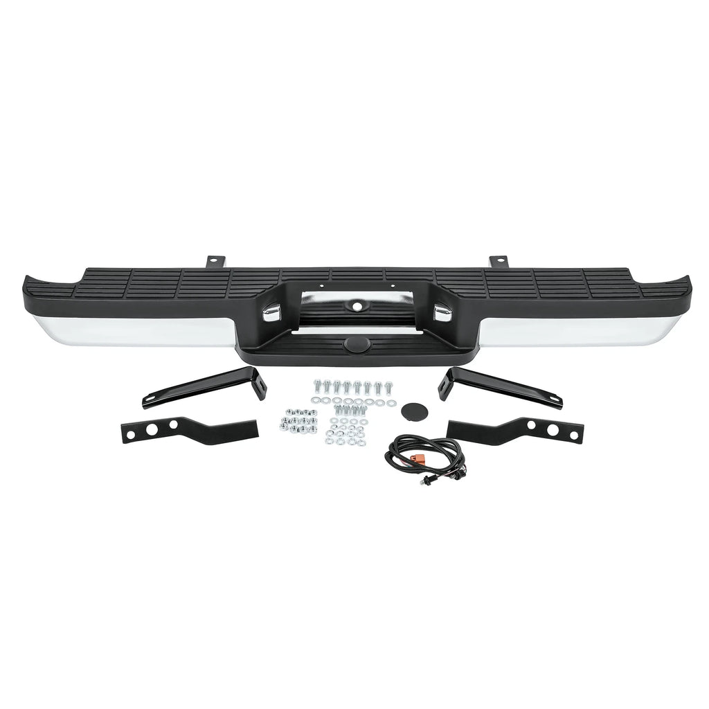 Chrome Rear Step Bumper Face Bar Step Pad for Ford Ranger (1993–2011)